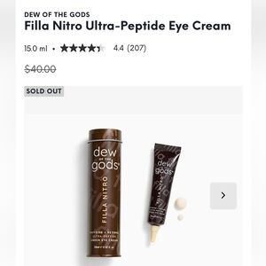 Dew of the Gods Filla Nitro Ultra-Peptide Eye Cream - Brown